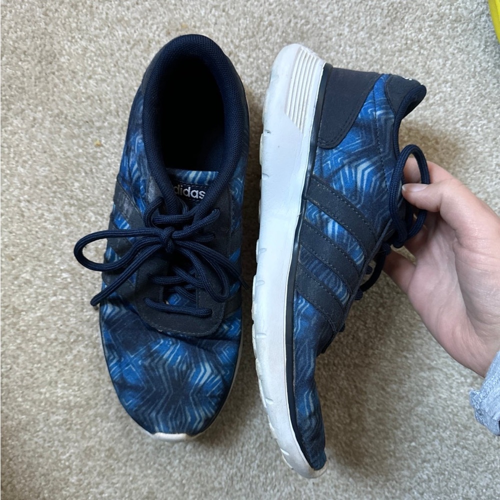 Women’s Adidas Blue Lite Racer Shoes 6.5